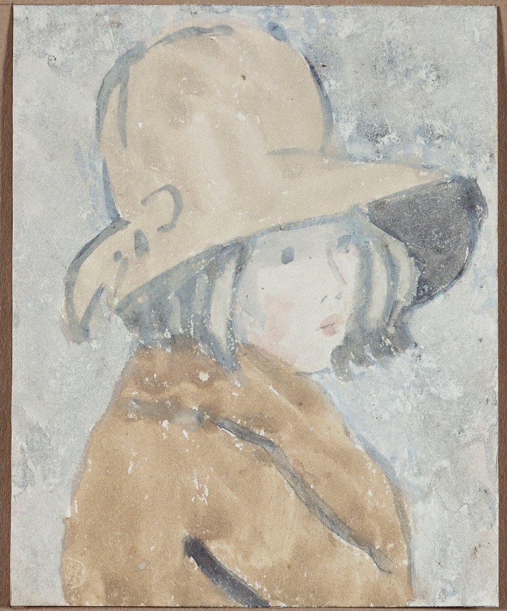 Tutkimus pienestä tytöstä leveälierisessä hatussa tekijältä Gwen John