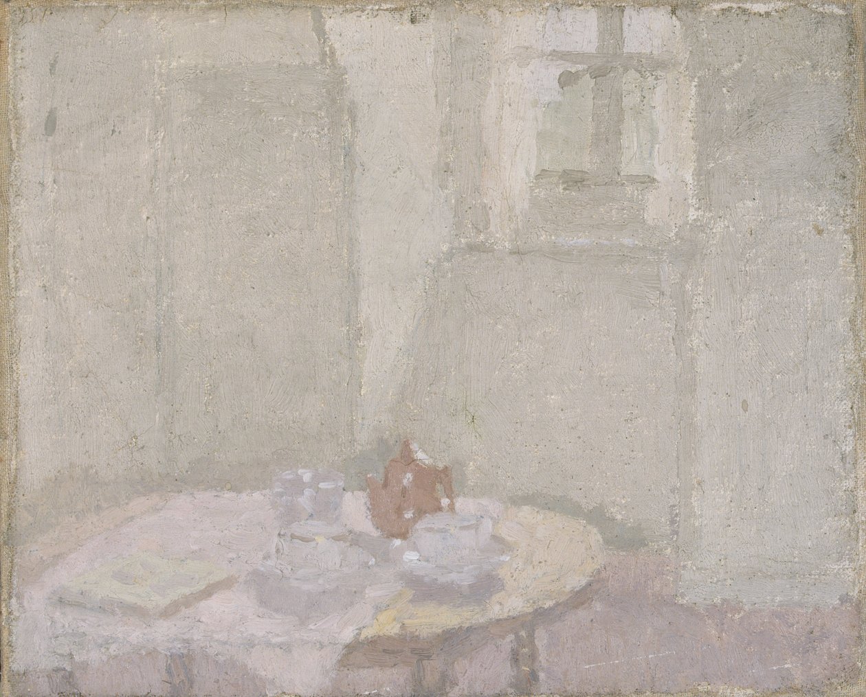 Pieni sisätila, noin 1926 (öljy kankaalle) tekijältä Gwen John