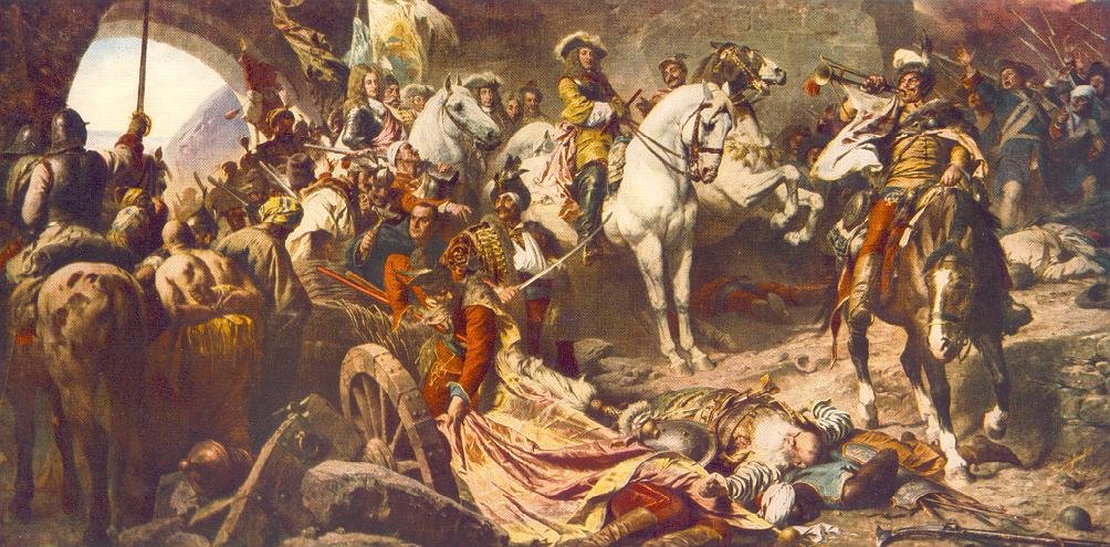 Budan linnan valloitus vuonna 1686 tekijältä Gyula Benczúr