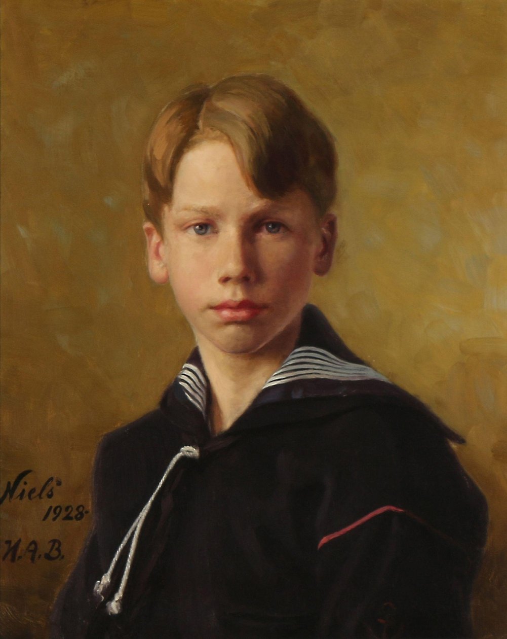 Muotokuva kunstnerens nev Nils Taiteilijoiden veljenpoika Nilsin muotokuva tekijältä H. A. Brendekilde