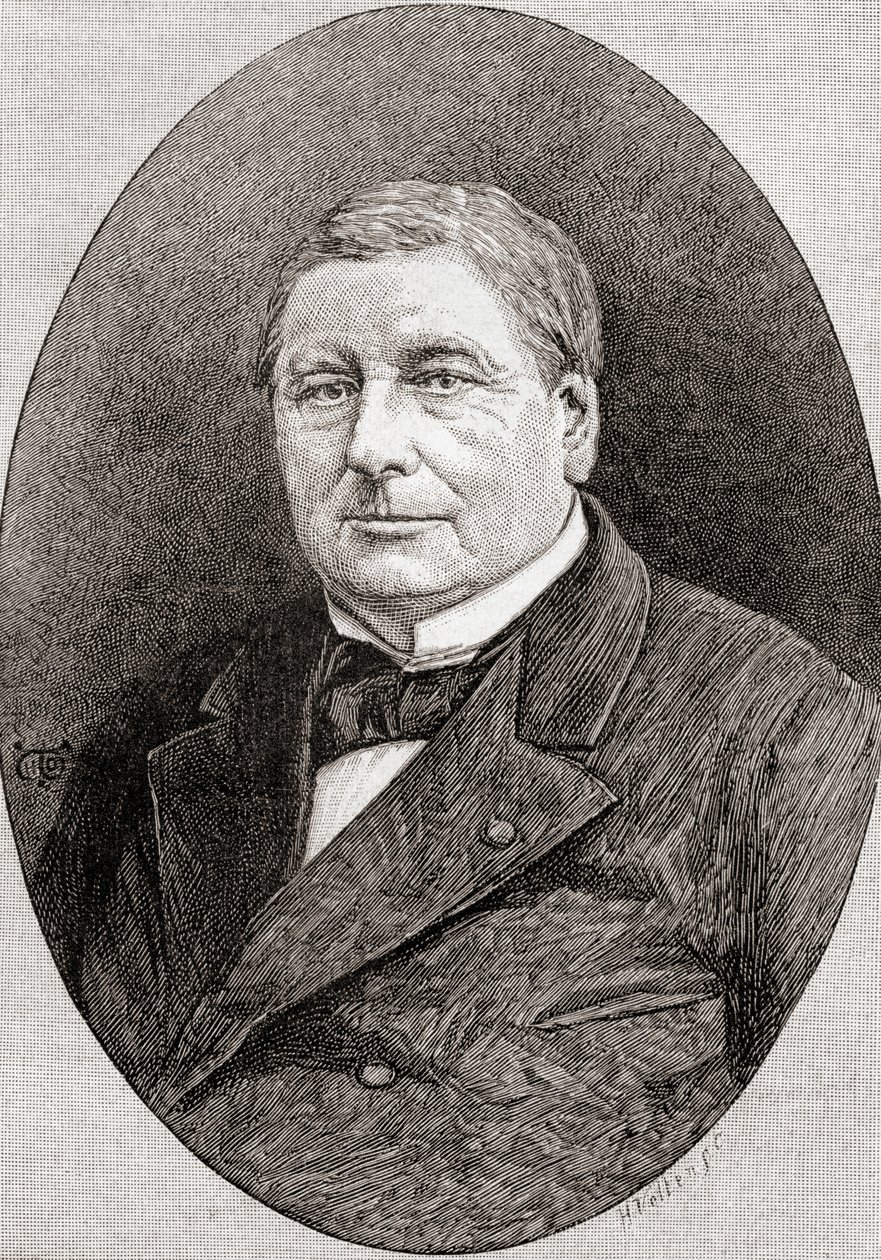 Eugène Marin Labiche, The Century Illustrated Monthly Magazine, julkaistu 1884 (puukaiverrus) tekijältä H. Velten