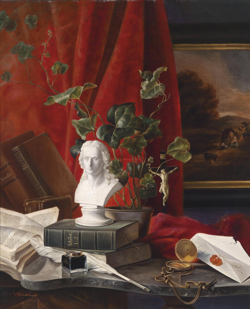 Hommage ja Friedrich Schiller tekijältä H. Wiedebusch