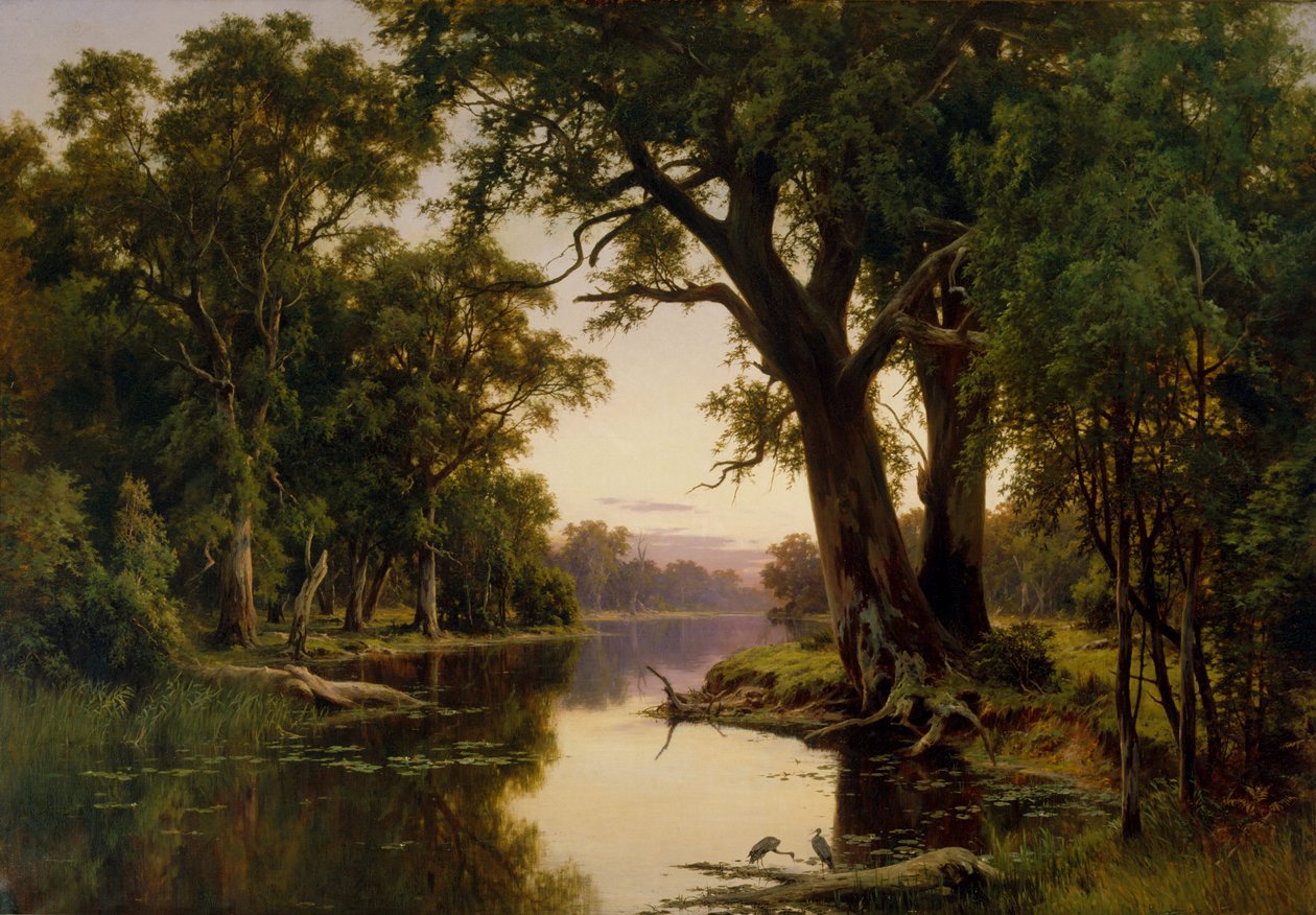 Billabong Goulburnista, Victoria tekijältä H J. Johnstone