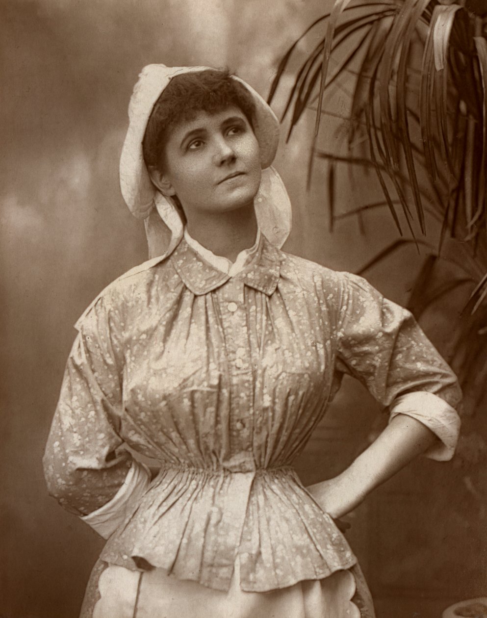 Agnes Hewitt, brittiläinen näyttelijä, 1887 tekijältä HS Mandelssohn