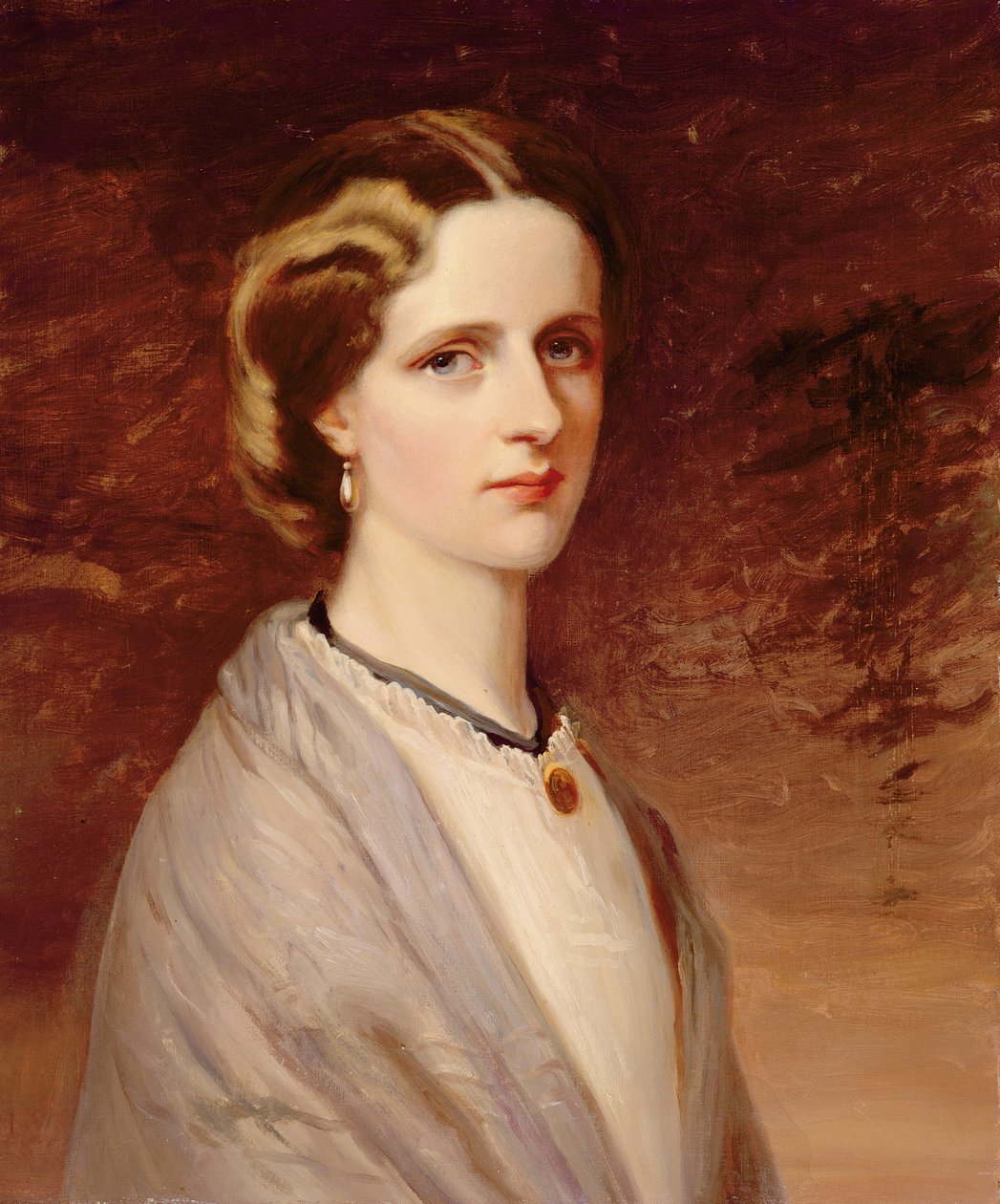 Emily, rouva Meynell Ingramin muotokuva (öljy kankaalle) tekijältä H. (after) Taylor