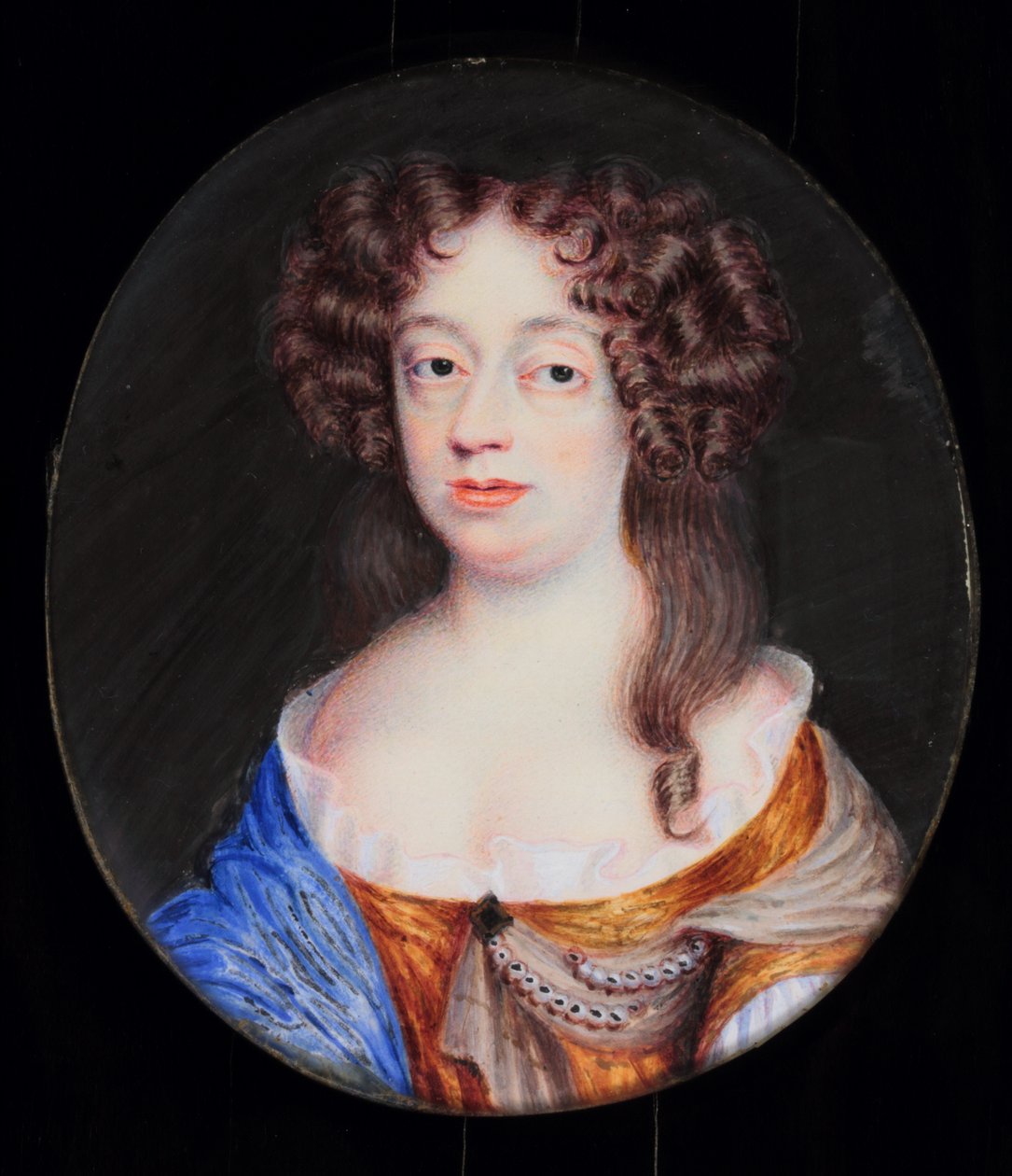 Frances Pierrepont, Newcastlen herttuatar (akvarelli norsunluun) tekijältä H. Byrne