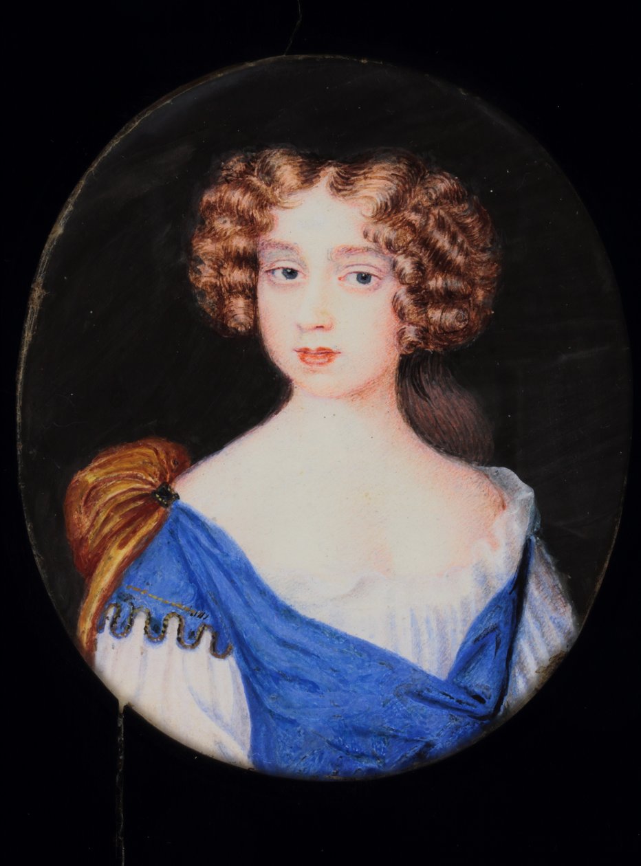 Lady Catherine Cavendish (akvarelli vellum) tekijältä H. Byrne