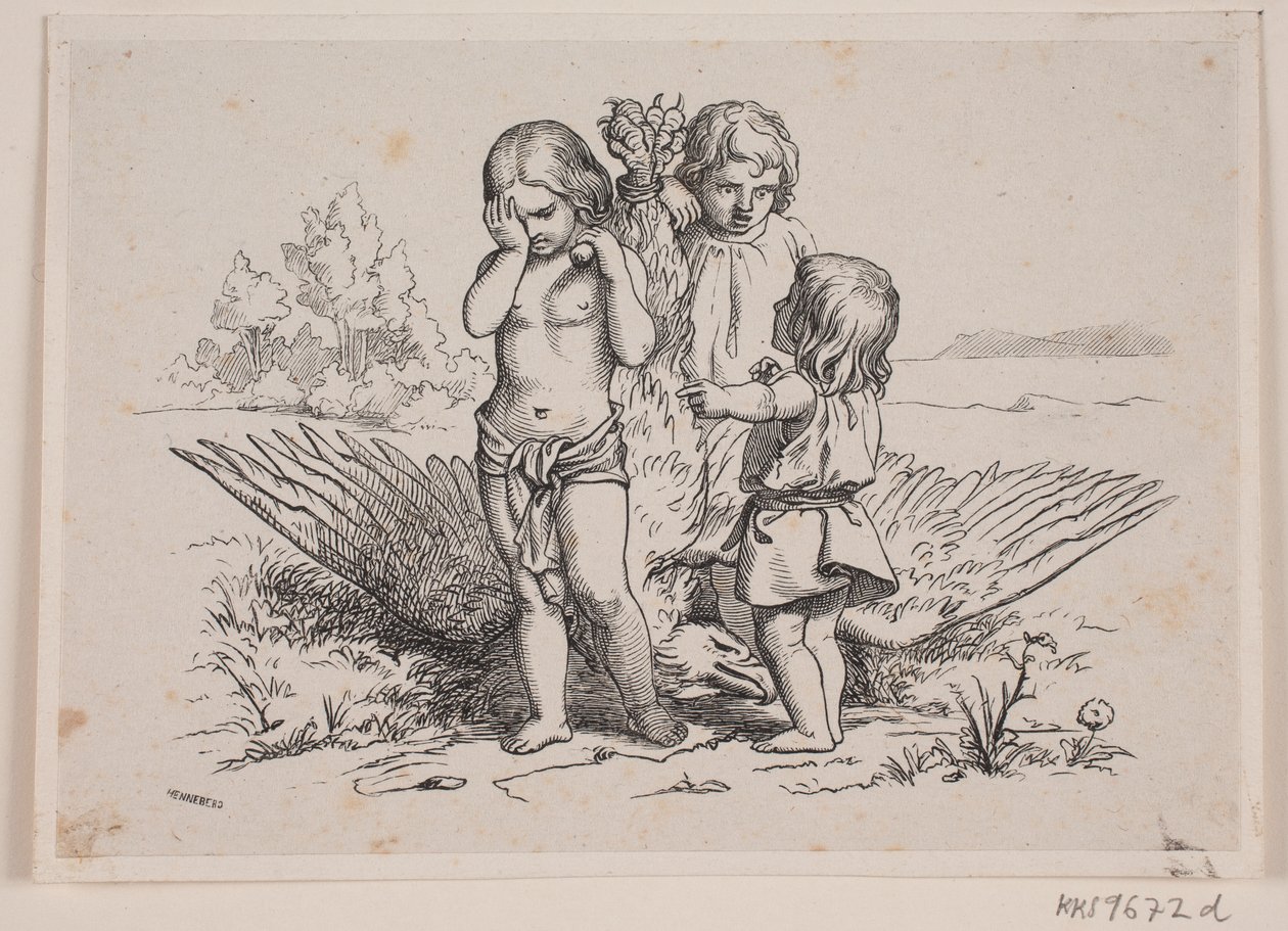 Kuvitus "Saksan nuorisokalenteri vuodelle 1847" tekijältä H. C. Henneberg