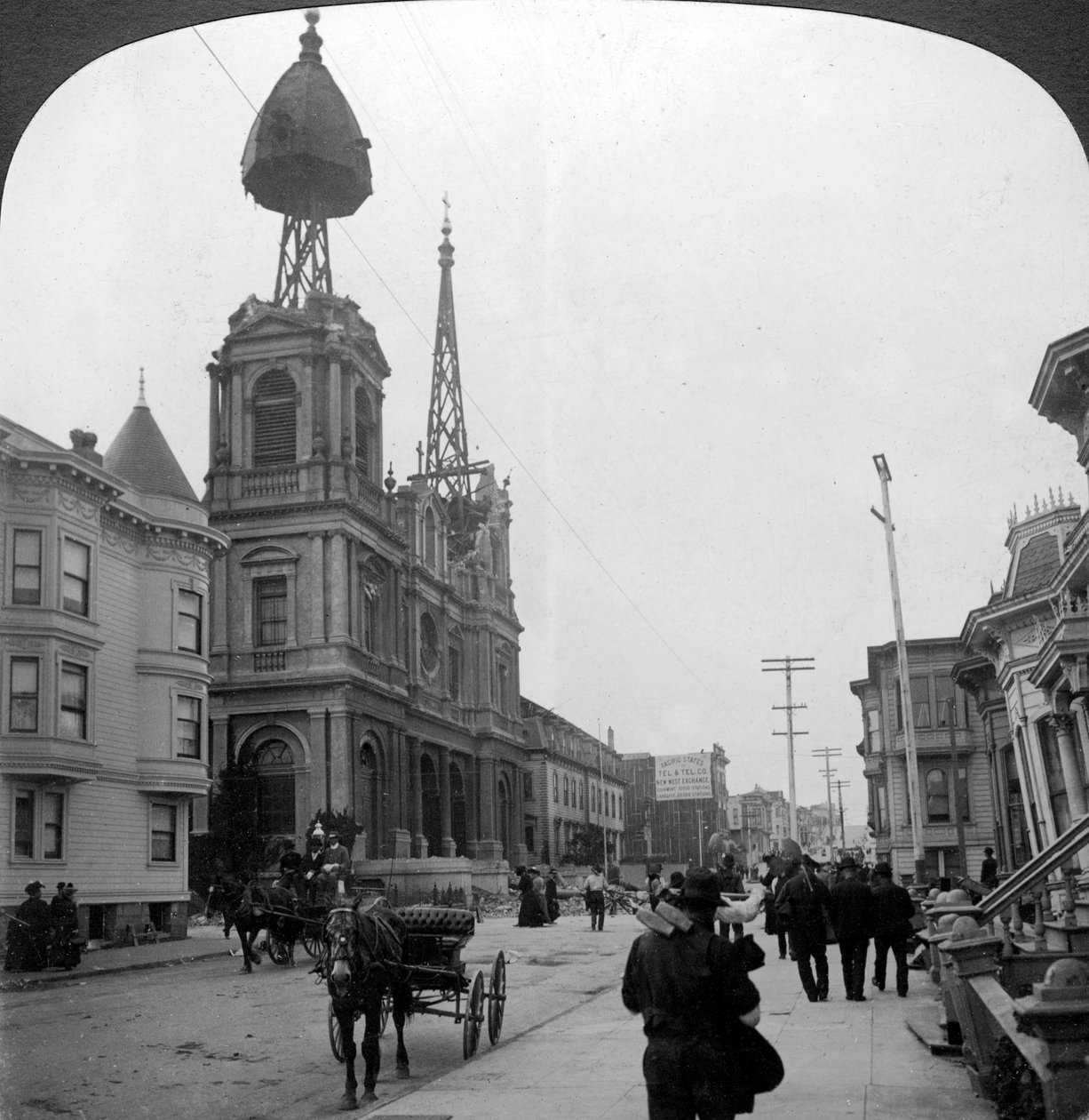 Suuren maanjäristyksen jälkimainingit, San Francisco, Kalifornia, USA, 1906. tekijältä H. C. White