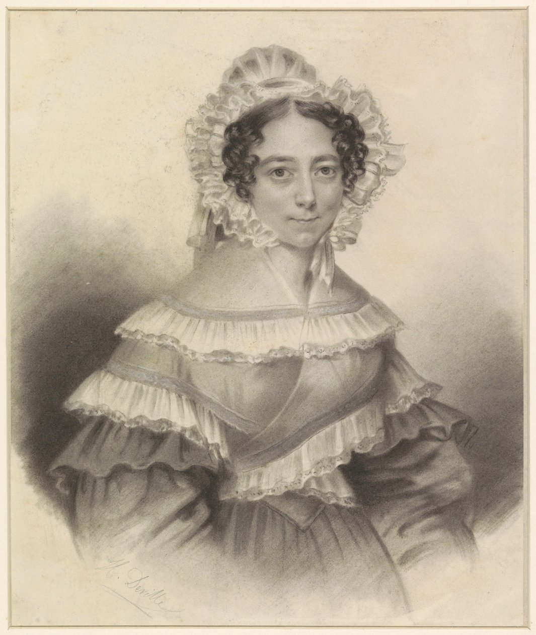Naisen muotokuva tekijältä H. Deville