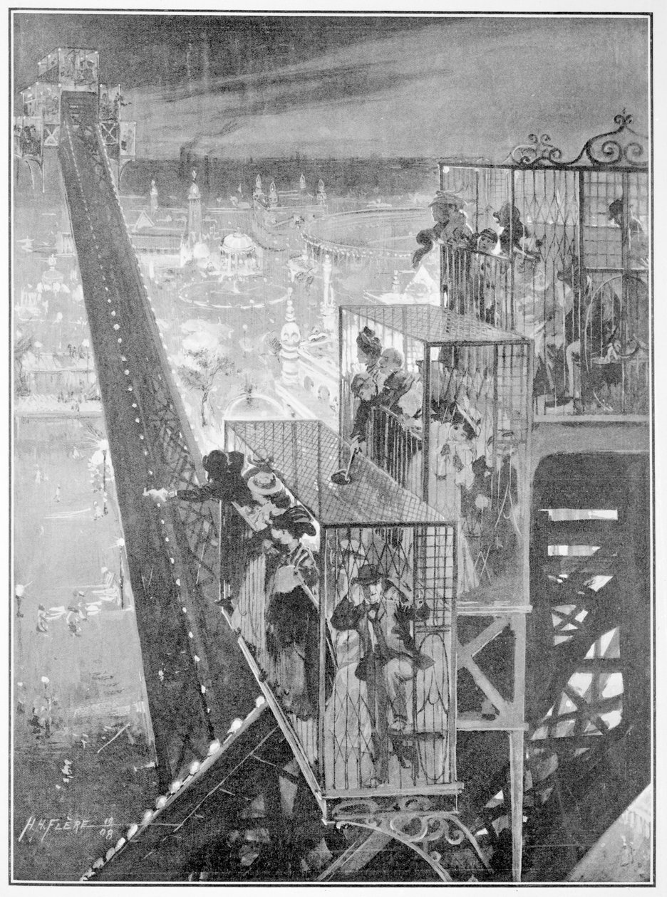Flip-flap-ajelu ranskalais-brittiläisessä näyttelyssä, 1908 tekijältä H. H. Flere