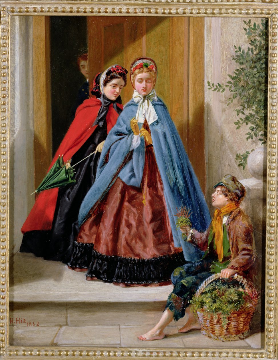 Kukkamyyjä, 1862 tekijältä H. Hilt