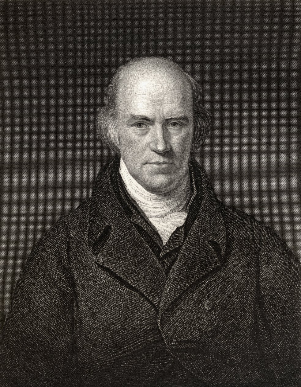 Davies Gilbert, Royal Societyn presidentti, kaiverrettu J. Thompson, "National Portrait Gallery, osa II", julkaistu noin 1835 tekijältä H. Howard
