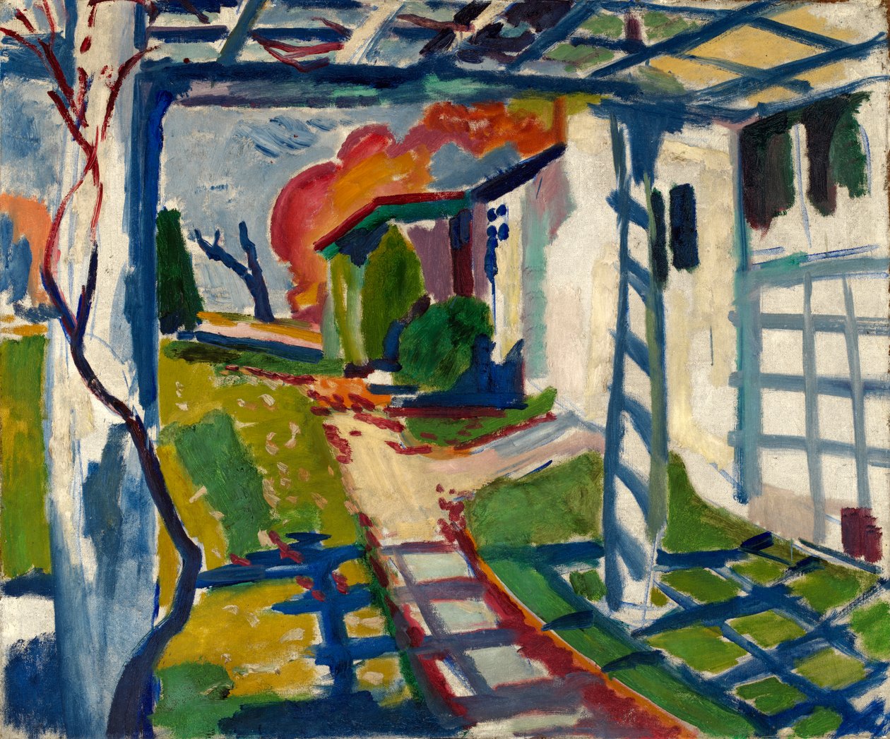 Grape Arbor, n. 1915. tekijältä H Lyman Sayen