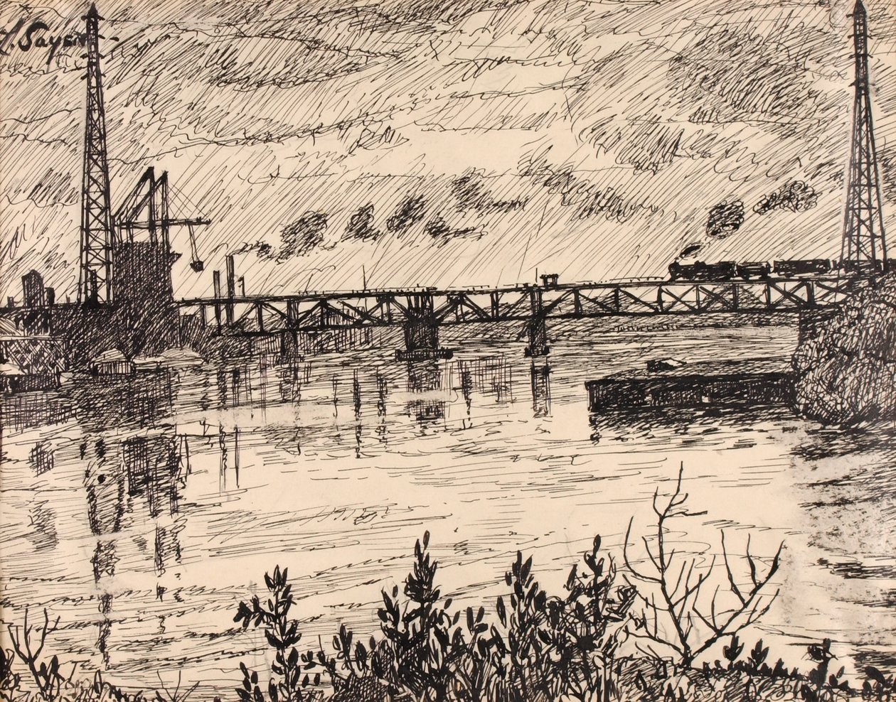 Schuylkill ei. 3 tekijältä H. Lyman Sayen