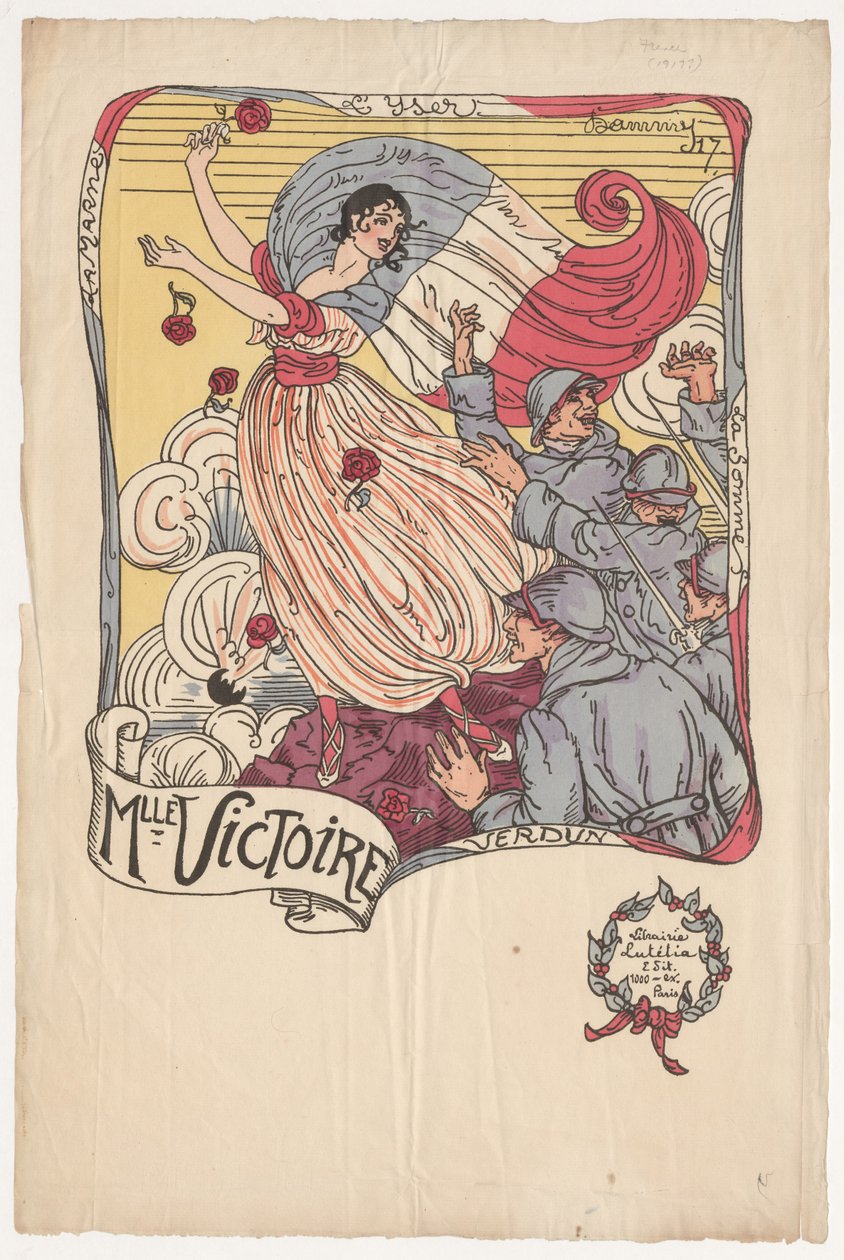 Miss Victory, 1917. tekijältä H. Robert Dammy