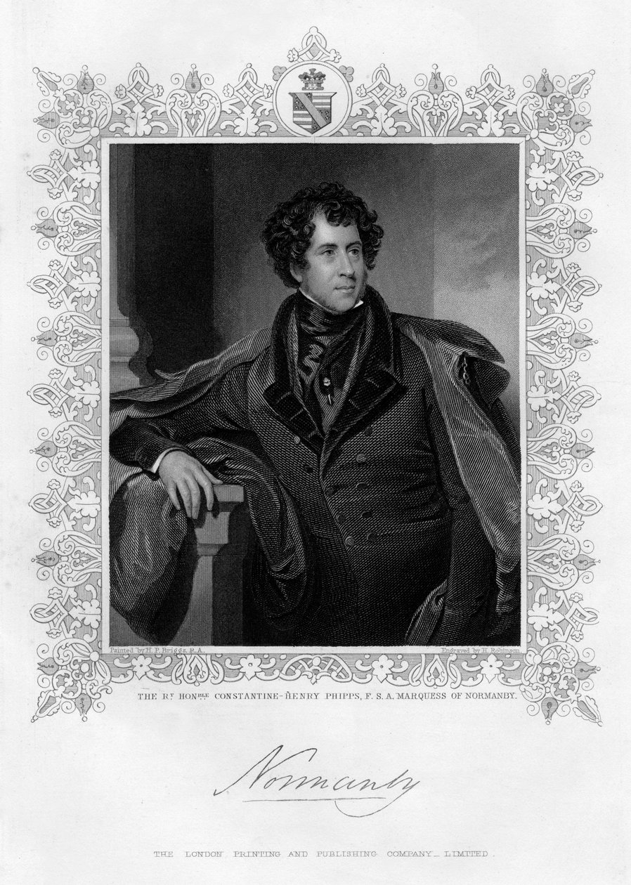 Constantine Henry Phipps, Normandian markiisi, 1800-luku tekijältä H. Robinson