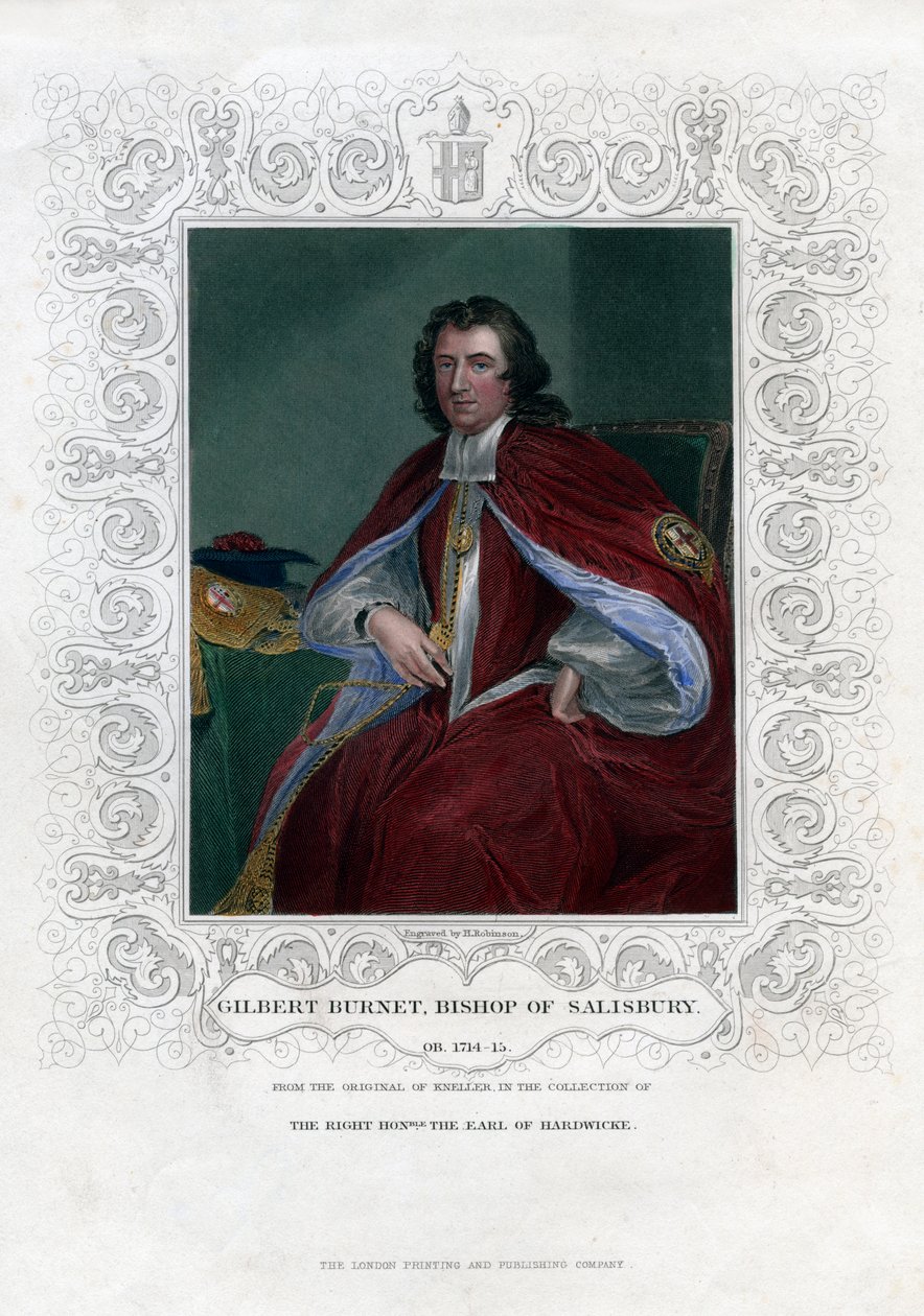 Gilbert Burnet, skotlantilainen teologi ja historioitsija, 1800-luku tekijältä H. Robinson