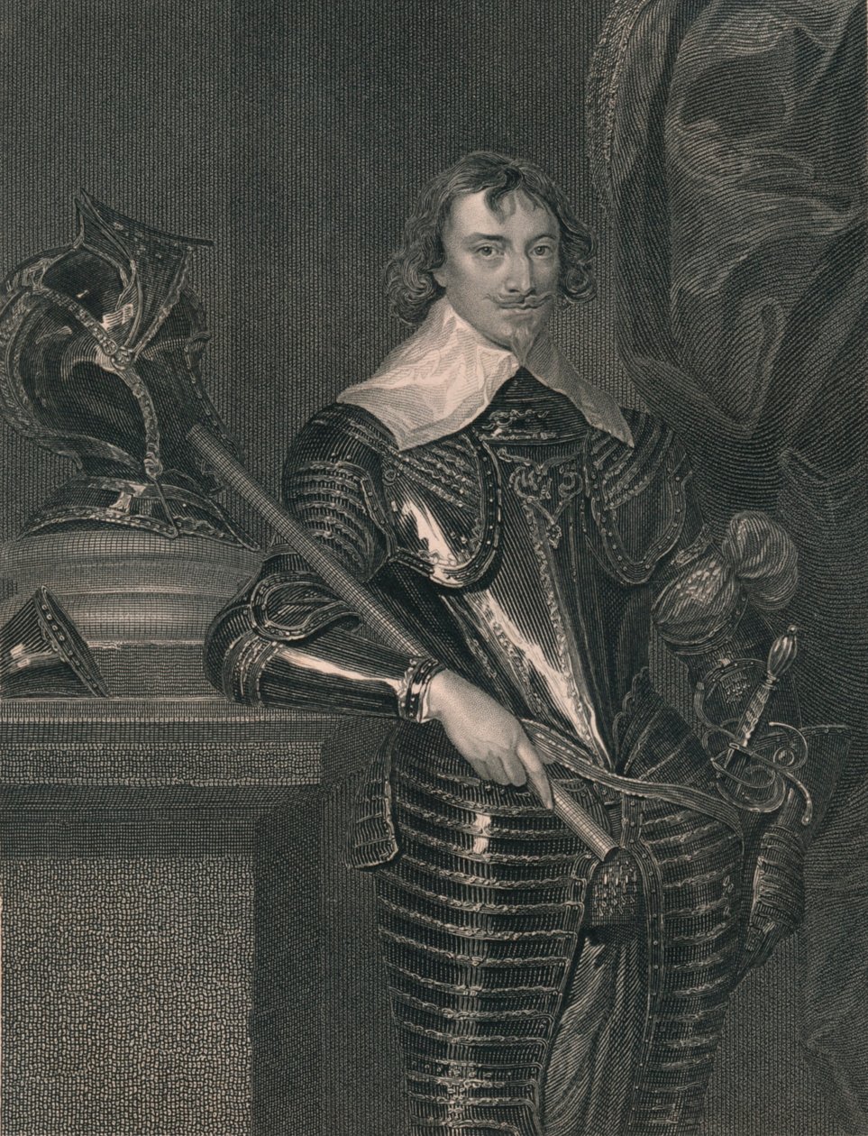 Robert Rich, Earl of Warwick, 1630-luku, 1800-luvun alkupuoli-puoli. tekijältä H. Robinson