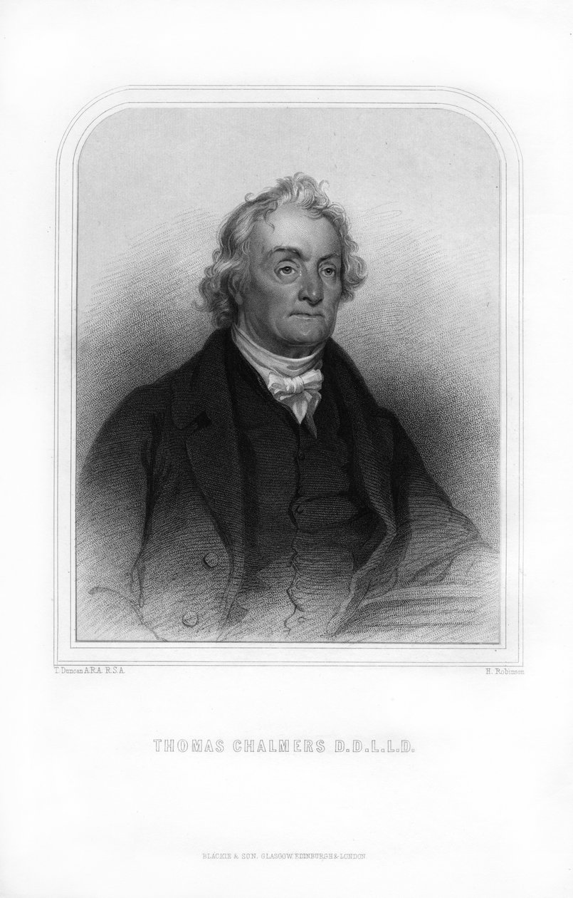 Thomas Chalmers, Skotlannin jumalallinen, 1870. tekijältä H. Robinson
