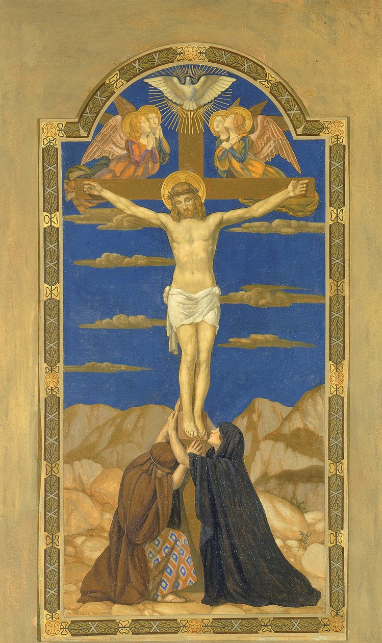 Ristiinnaulitseminen, 1915-1925. tekijältä H. Siddons Mowbray