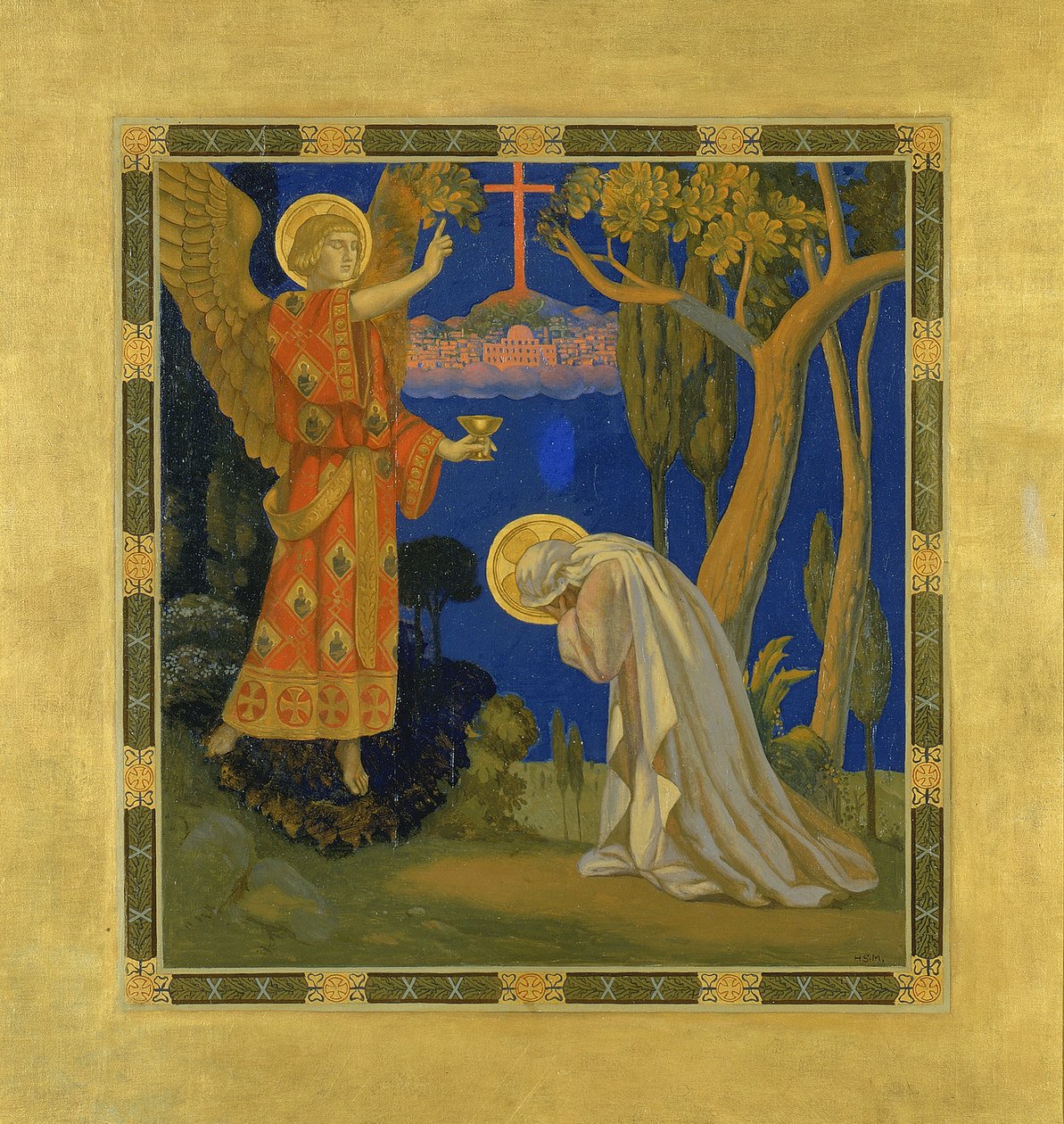 Getsemane, 1915-1925. tekijältä H. Siddons Mowbray