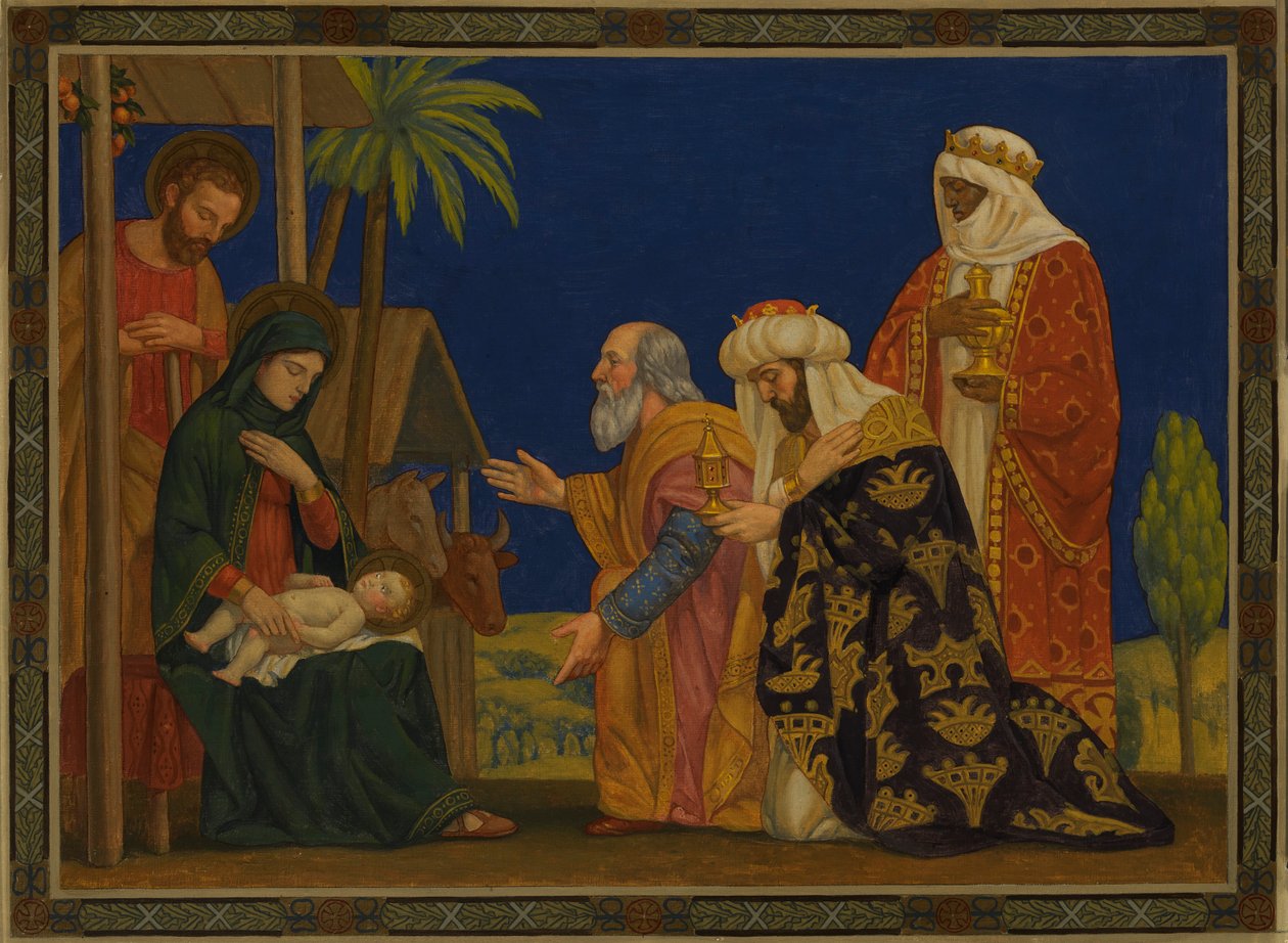 Magi, n. 1915. tekijältä H. Siddons Mowbray