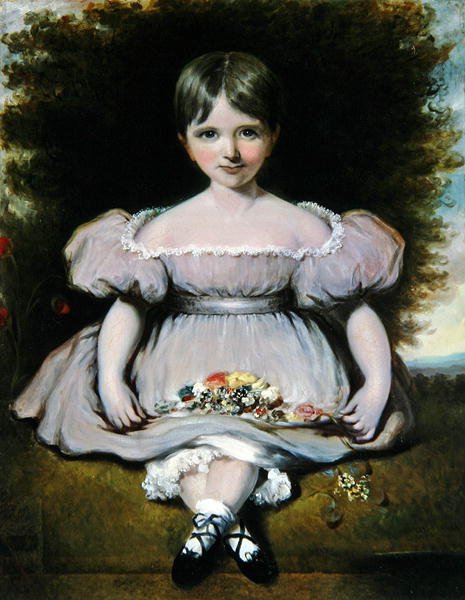 Lady Adeliza Fitzalan Howard, n. 1836 (öljy kankaalle) tekijältä H. Smith