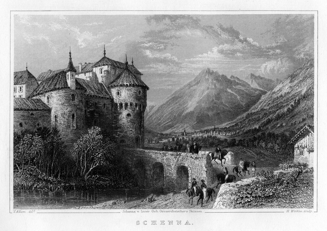 Schenna, 1800-luku tekijältä H. Winkles