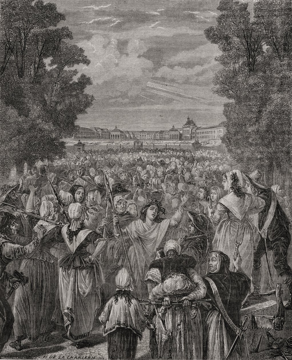 Naiset marssivat Versailles