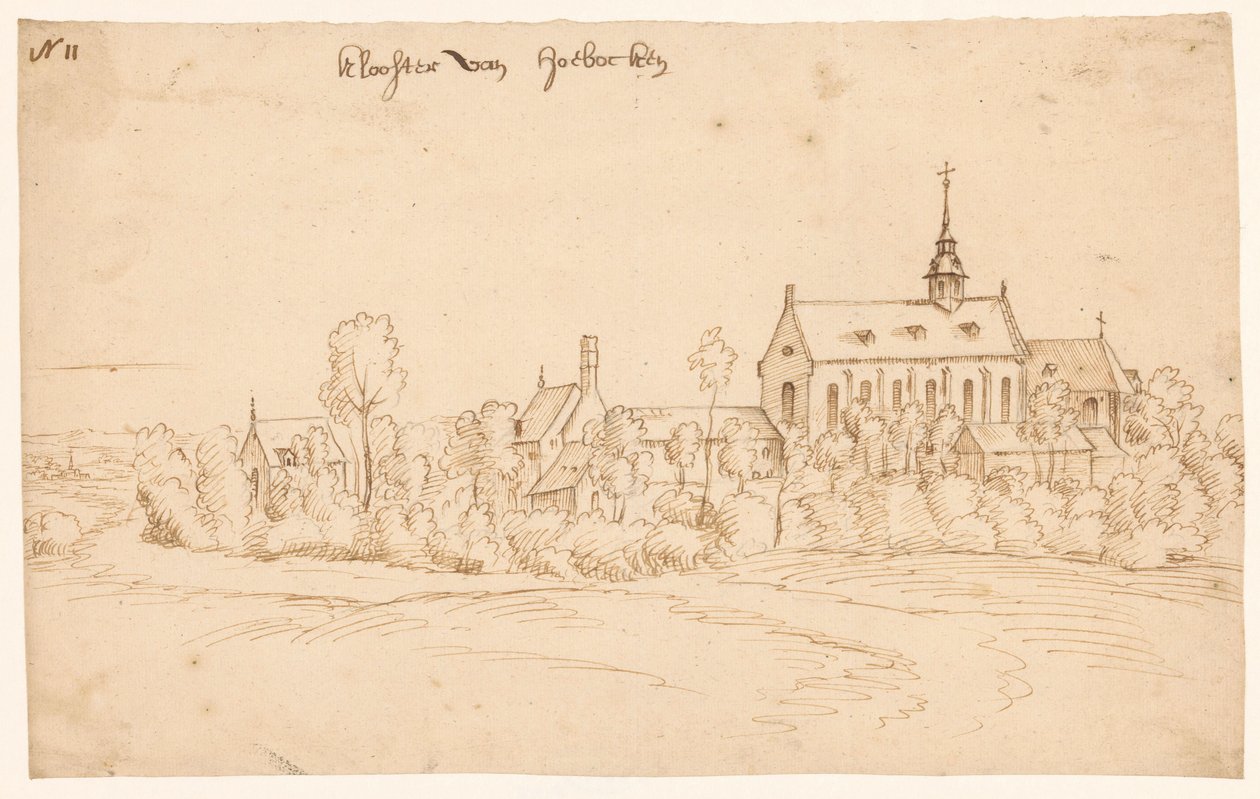 Hobokenin luostari tekijältä H. van Wel (attributed to)
