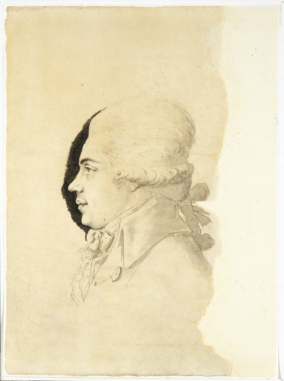 Kreivi Nikolai Petrovitš Rumjantsevin muotokuva 1754-1826, 1780-luvun loppu tekijältä Haacke