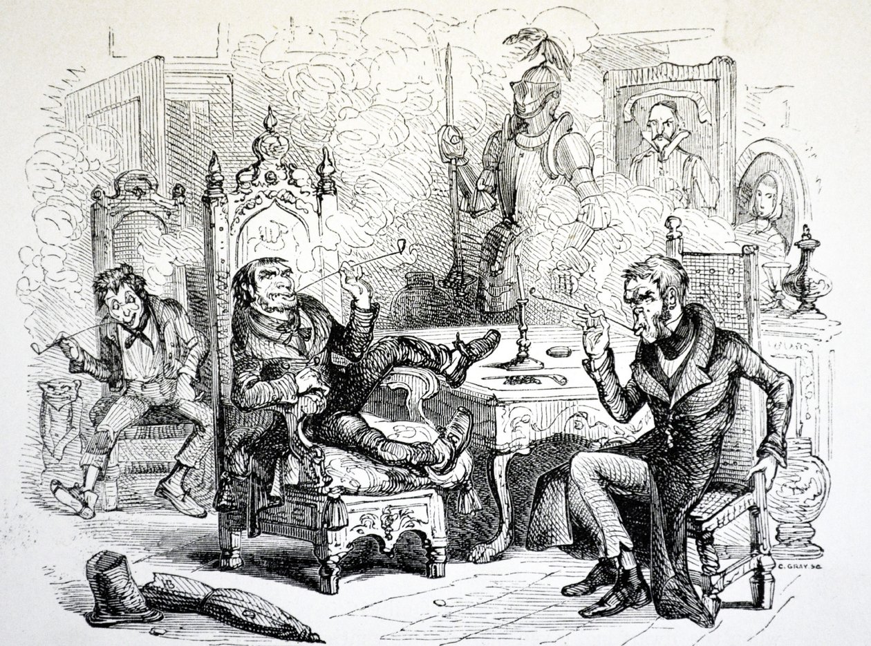 Old Curiosity Shop, 1841 tekijältä Hablot Knight Browne