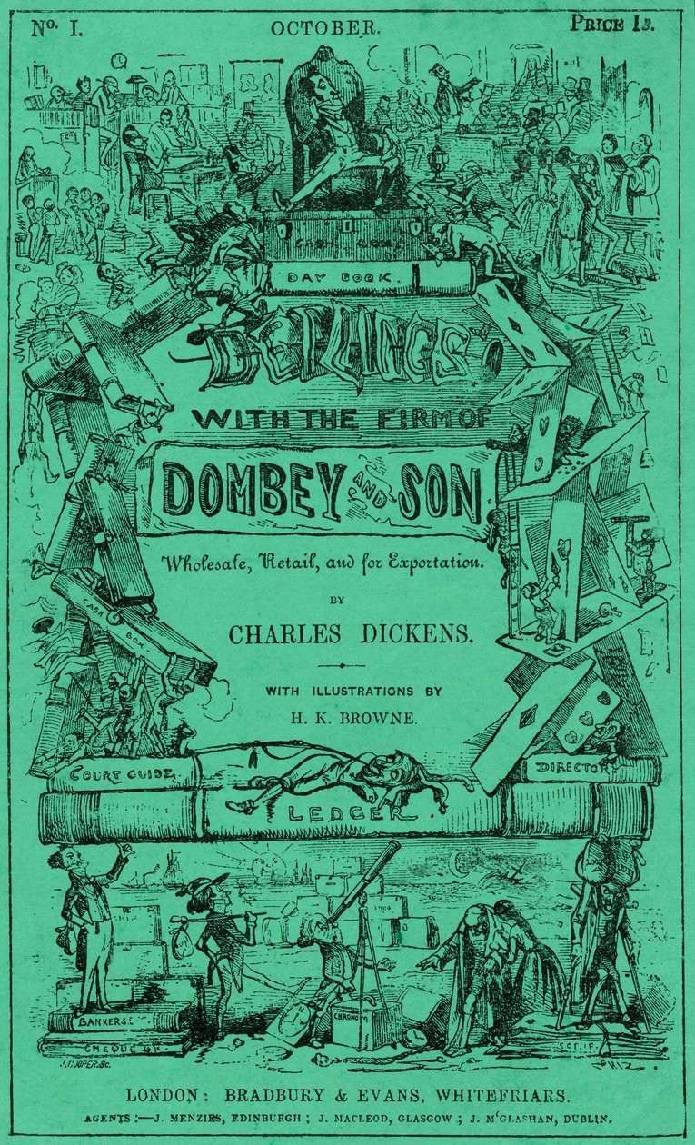 Charles Dickens - Dombey ja poika tekijältä Hablot Knight Browne