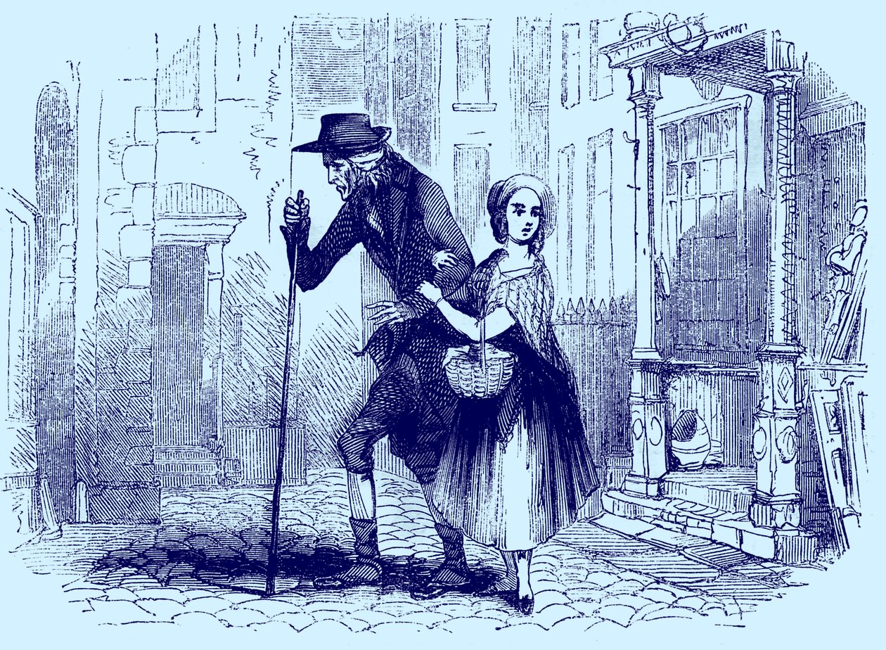 Charles Dickensin "The Old Curiosity Shop" tekijältä Hablot Knight Browne