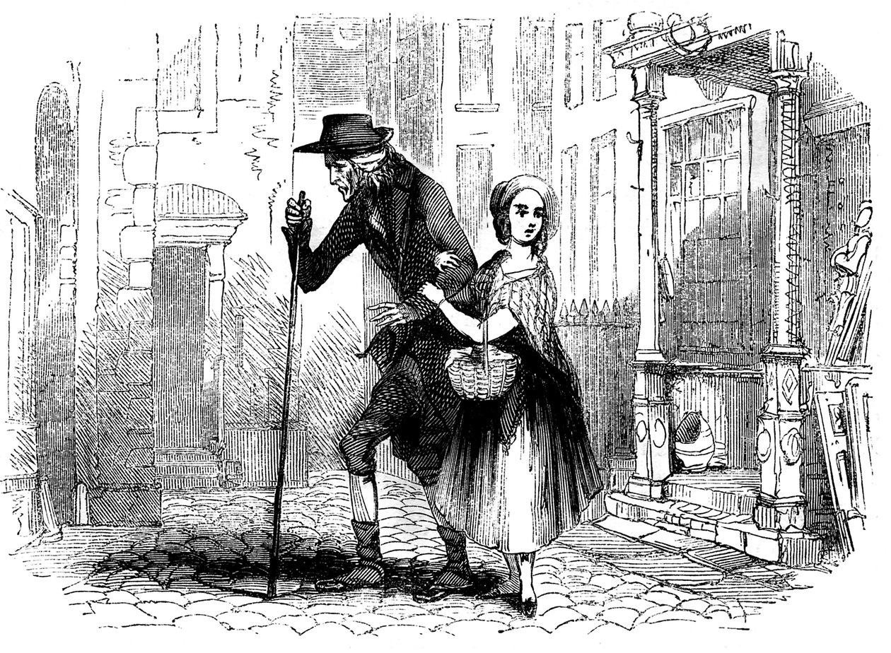 Charles Dickensin "The Old Curiosity Shop" tekijältä Hablot Knight Browne