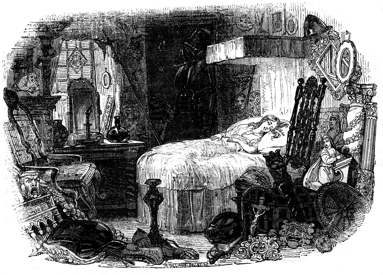 Charles Dickensin "The Old Curiosity Shop" tekijältä Hablot Knight Browne