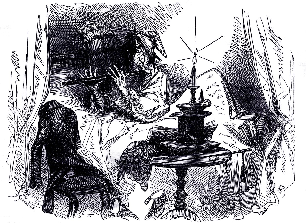 Charles Dickensin "The Old Curiosity Shop" tekijältä Hablot Knight Browne