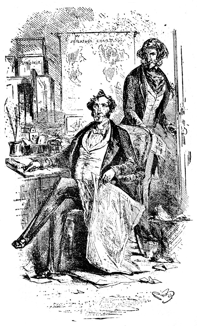Charles Dickensin Dombey & Son tekijältä Hablot Knight Browne