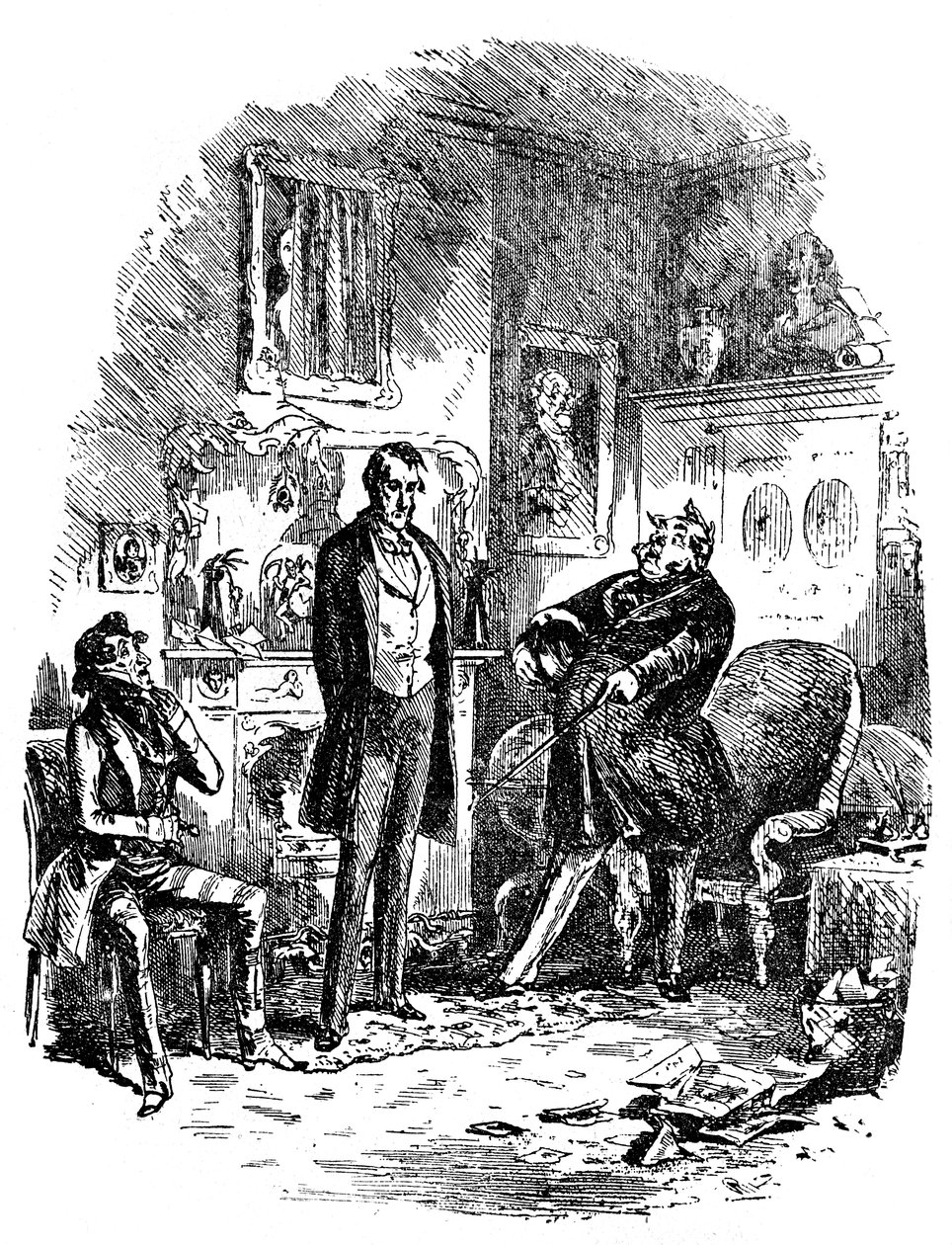 Charles Dickensin Dombey & Son tekijältä Hablot Knight Browne