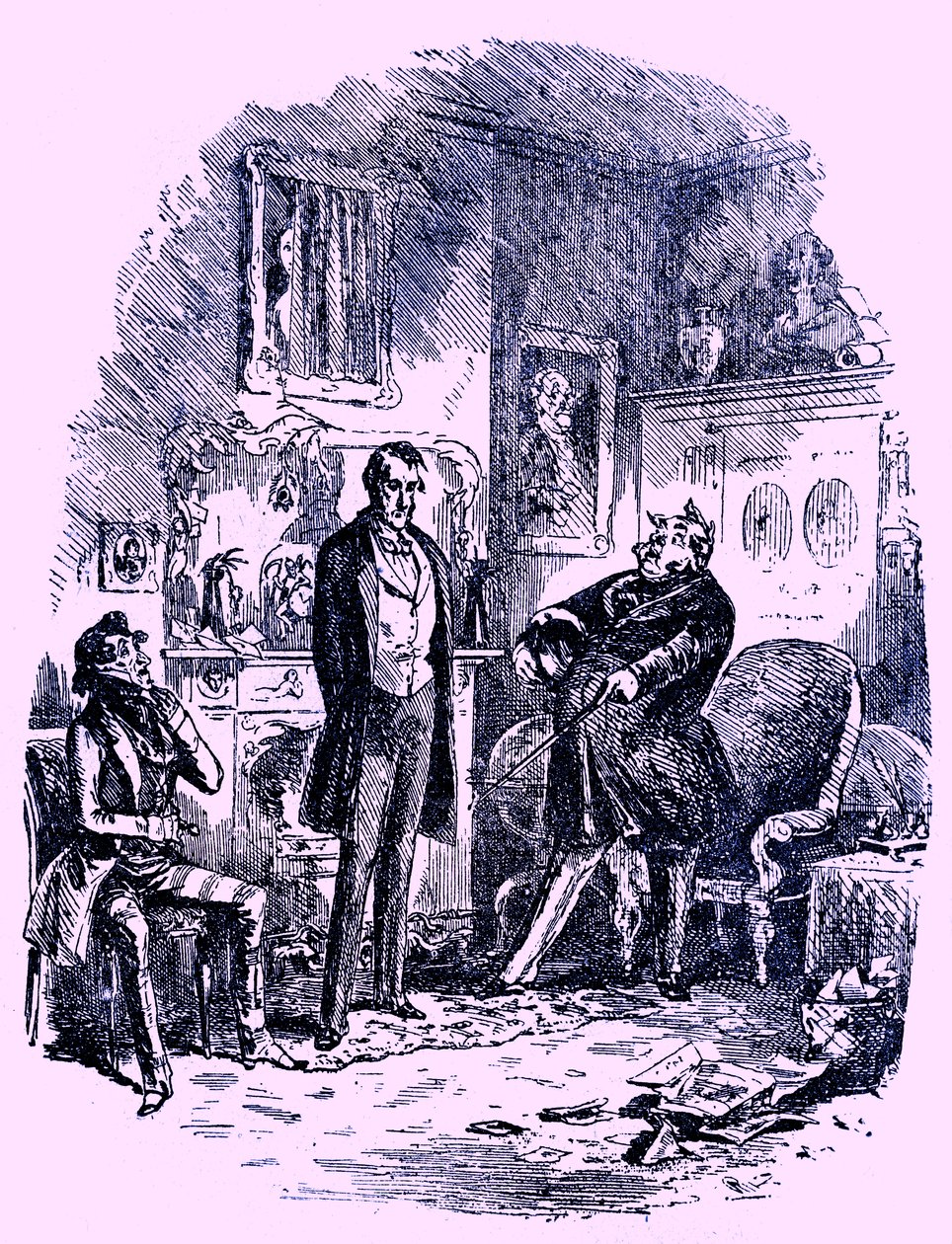 Charles Dickensin Dombey & Son tekijältä Hablot Knight Browne