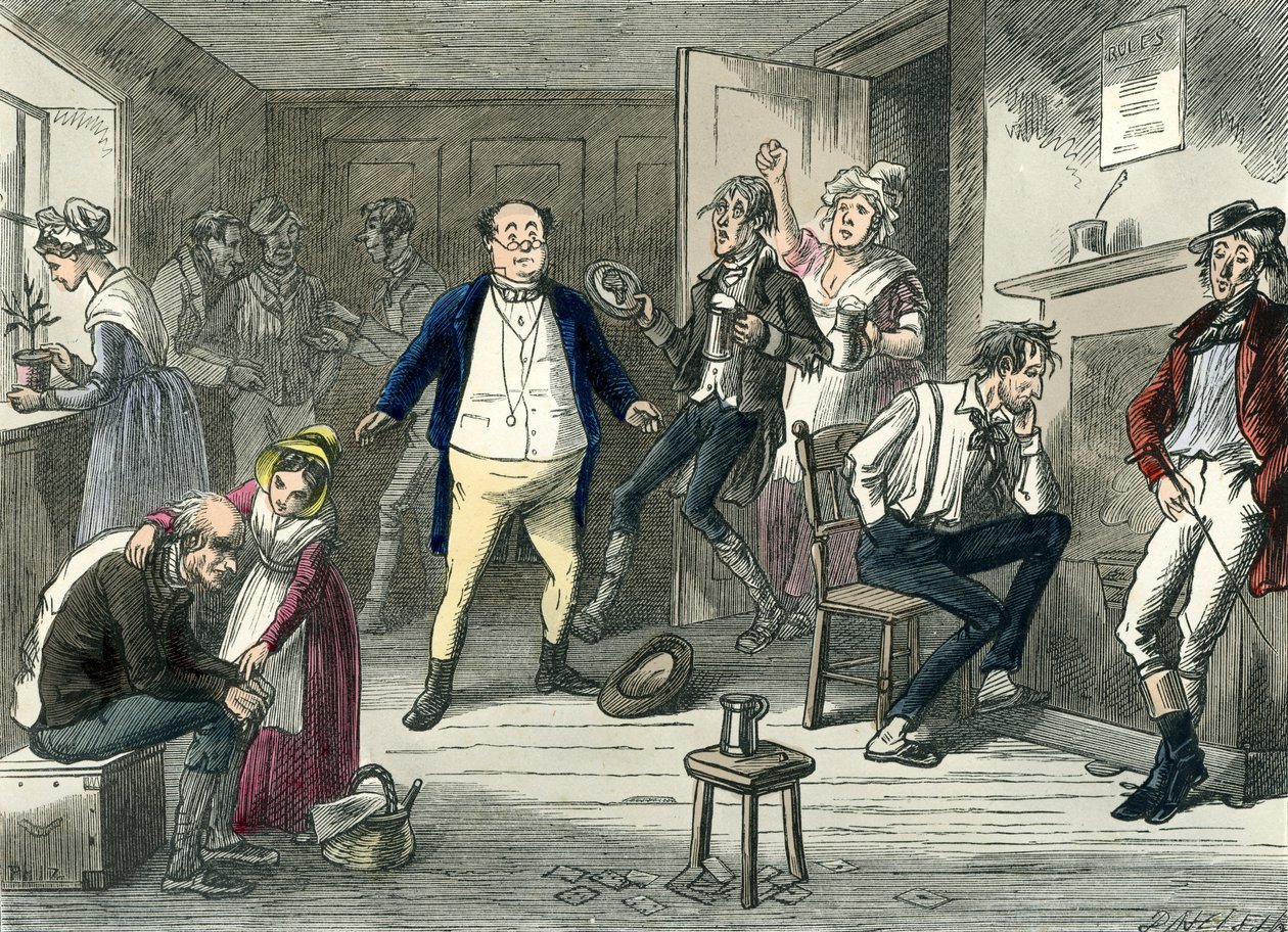 Charles Dickensin Pickwick Club tekijältä Hablot Knight Browne