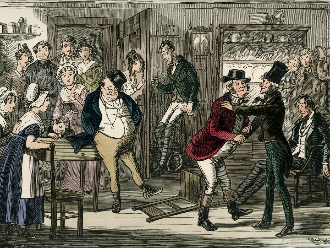 Charles Dickensin Pickwick Club tekijältä Hablot Knight Browne