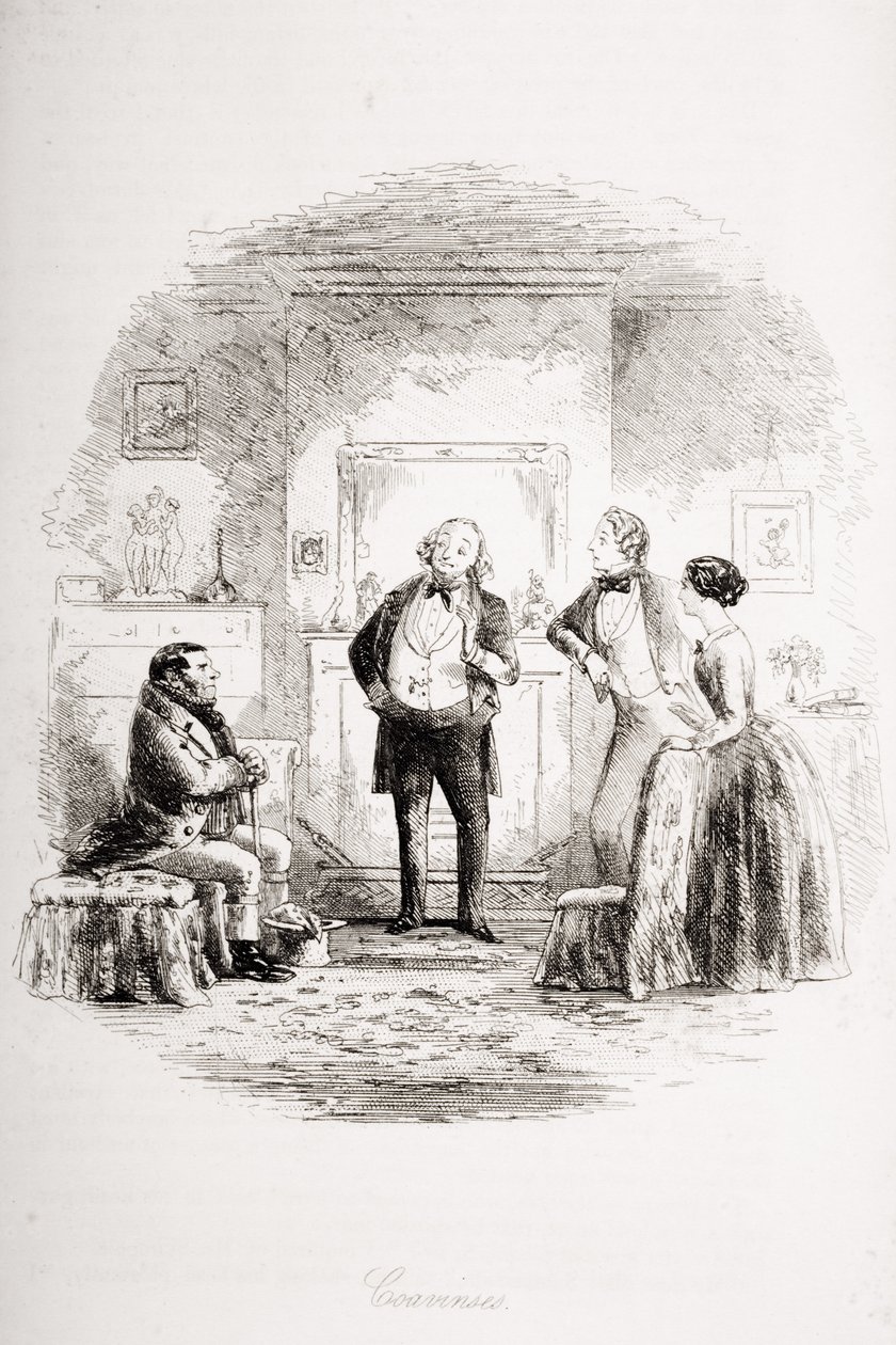Coavinses, kuvitus Charles Dickensin (1812-70) 