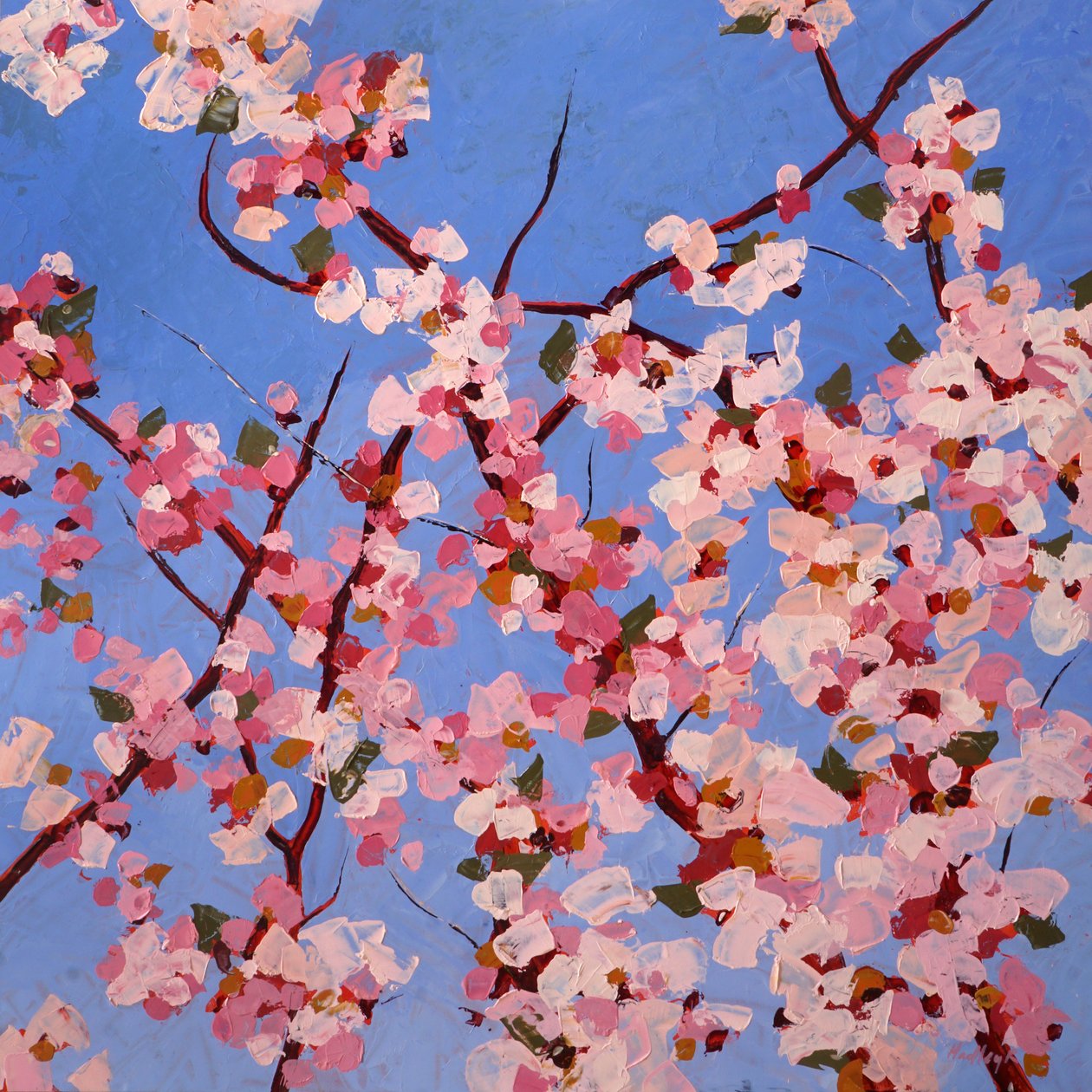 Fleur de Joie II, n.2023 (öljy masoniitille). tekijältä Hadley Rampton