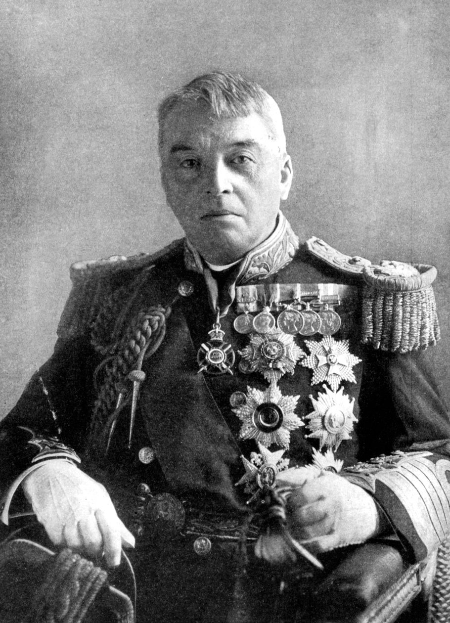 Lord Fisher Kilverstonesta, Britannian laivaston komentaja, ensimmäinen maailmansota, 1914 tekijältä Haines