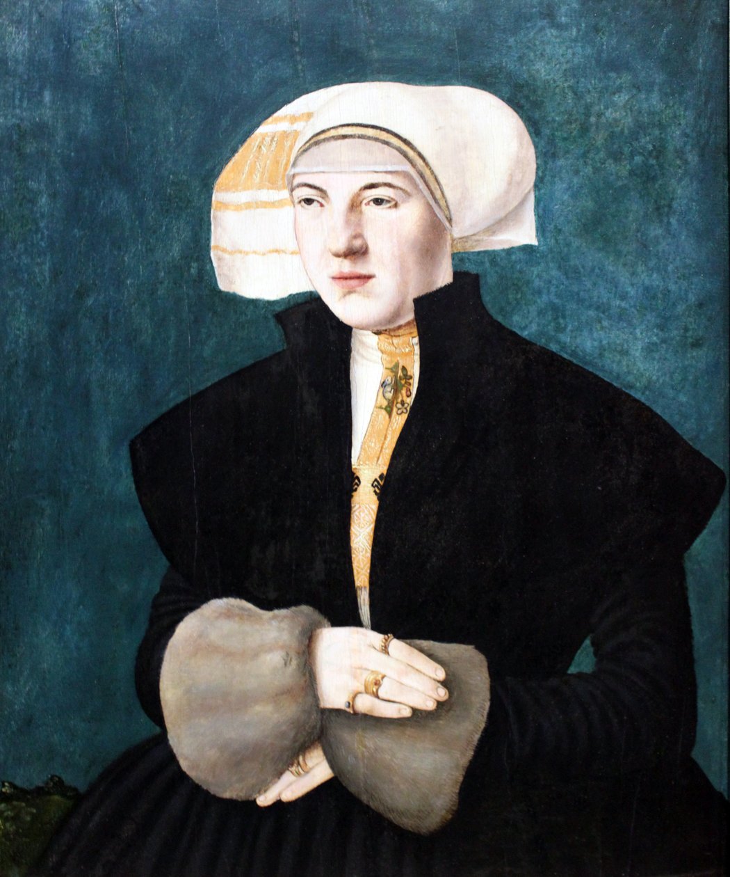 Muotokuva der Katharina von Holzhausen geb. Kasvattaja von Hohenstein tekijältä Hans Abel the Younger