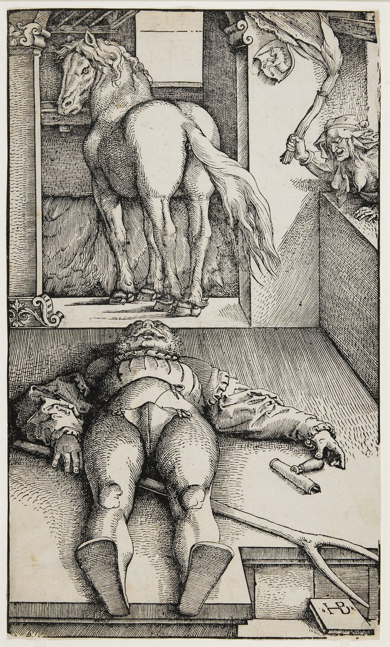 Lumottu sulhanen, c. 1544 tekijältä Hans Baldung Grien