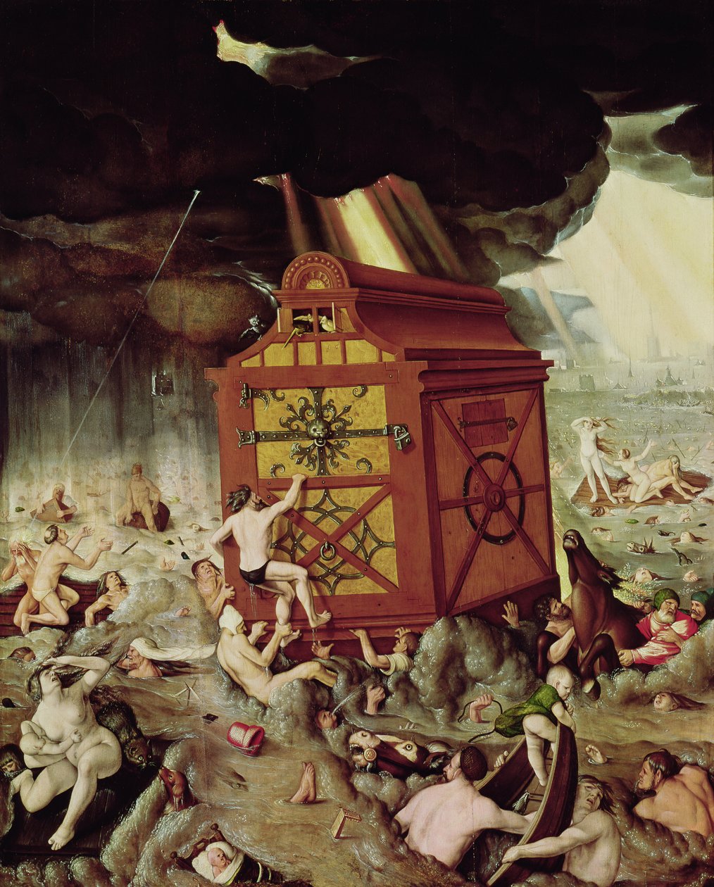Vedenpaisumus, 1516 tekijältä Hans Baldung Grien