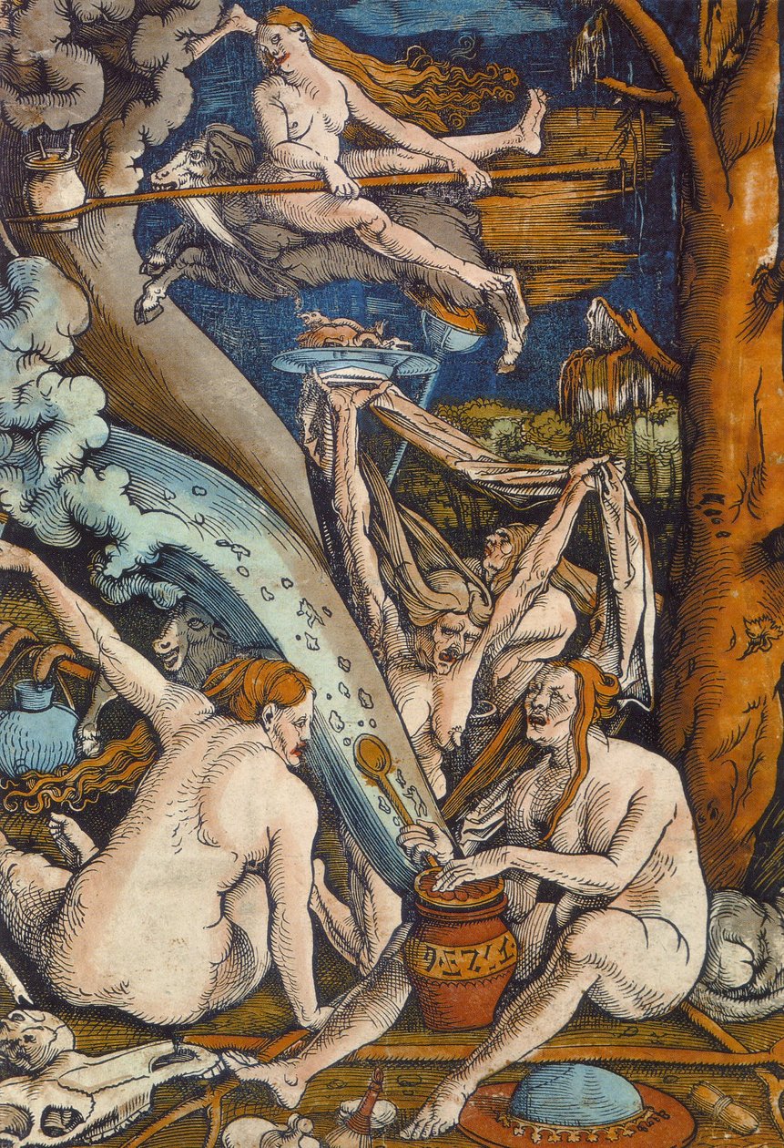Noidat, 1508 tekijältä Hans Baldung Grien